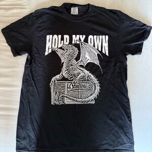 Hold My Own Dragon Subterranean Chicago Black T-Shirt Size Medium